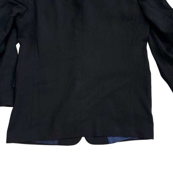 Ted Baker Endurance Blazer Jacket Black Wool Three Button Lined Men's Size 3 38R - Picture 7 of 11